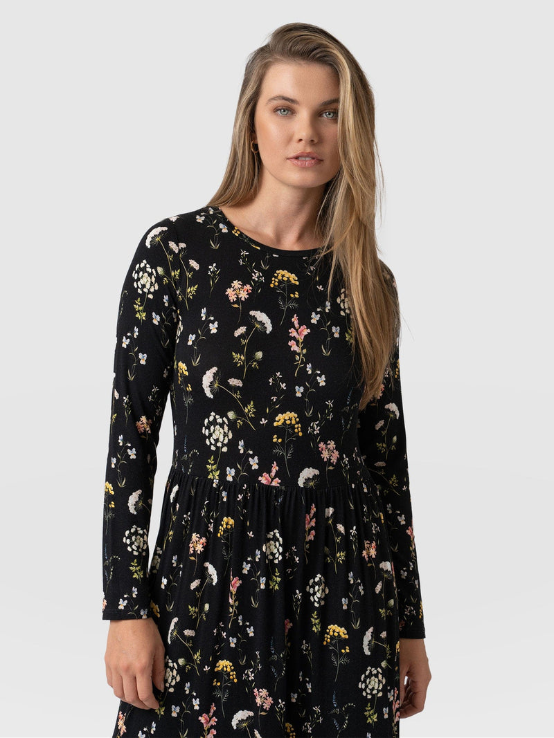 Greenwich Dress Long Sleeve Hyde Gardens - Women's Dresses | Saint + Sofia® EU