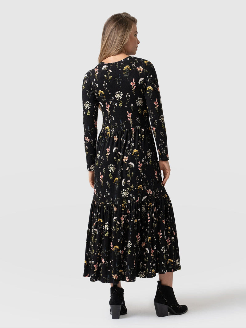 Greenwich Dress Long Sleeve Hyde Gardens - Women's Dresses | Saint + Sofia® EU