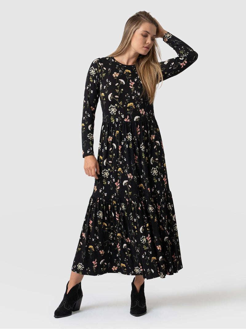 Greenwich Dress Long Sleeve Hyde Gardens - Women's Dresses | Saint + Sofia® EU
