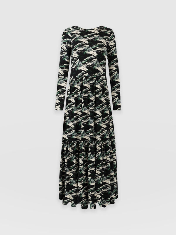 Greenwich Dress Long Sleeve Regent Swirl - Women's Dresses | Saint + Sofia® EU