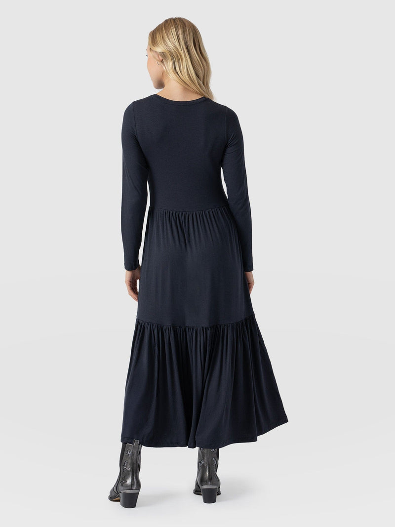 Greenwich Dress Navy Sleeves - Women's Dresses | Saint + Sofia® EU