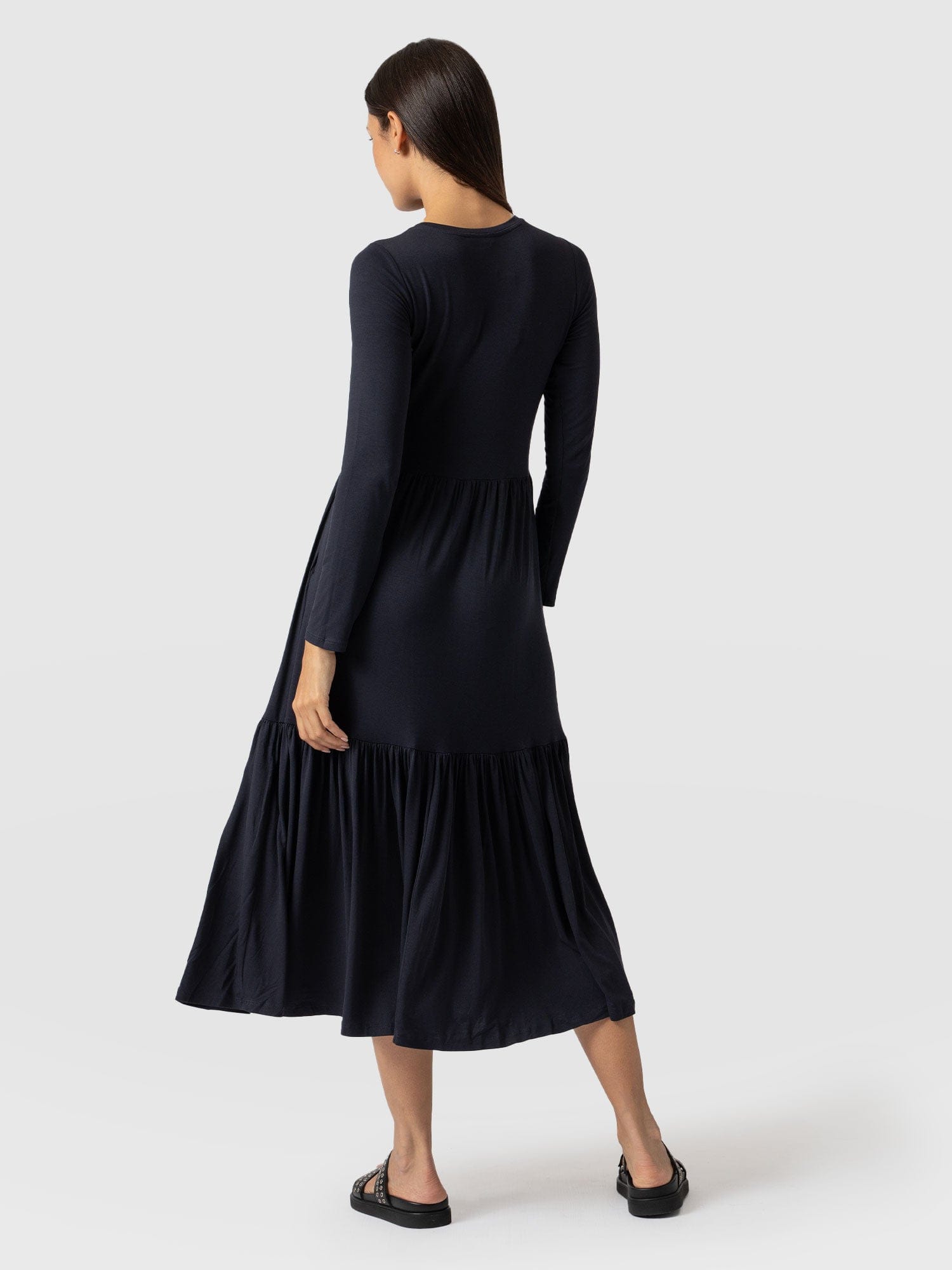 Greenwich Dress Navy Sleeves - Women's Dresses | Saint + Sofia® EU
