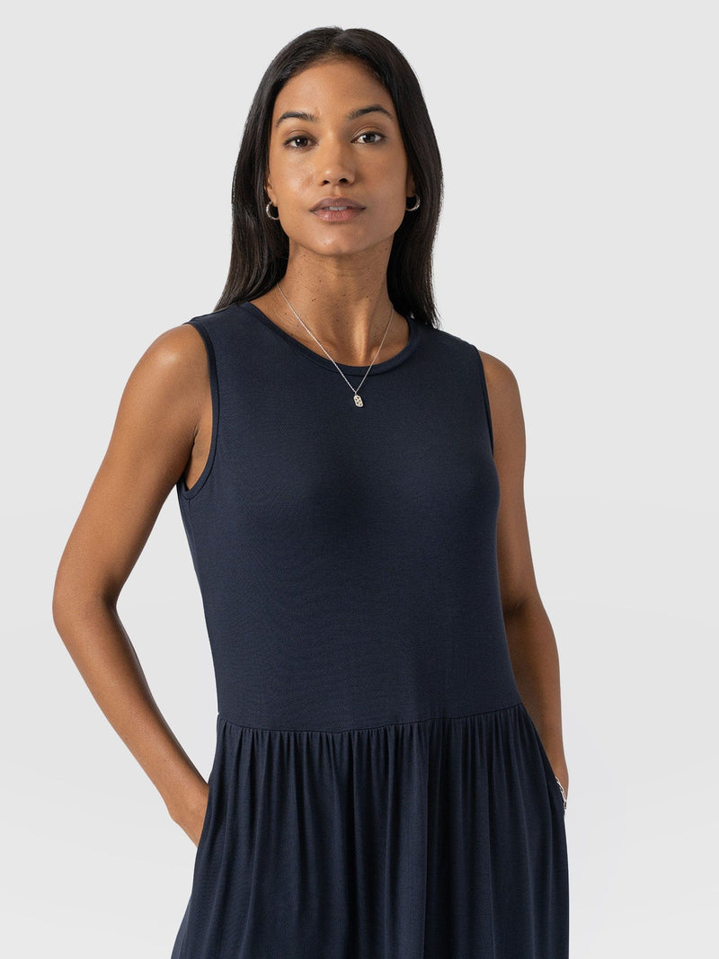 Greenwich Dress Navy - Women's Dresses | Saint + Sofia® EU