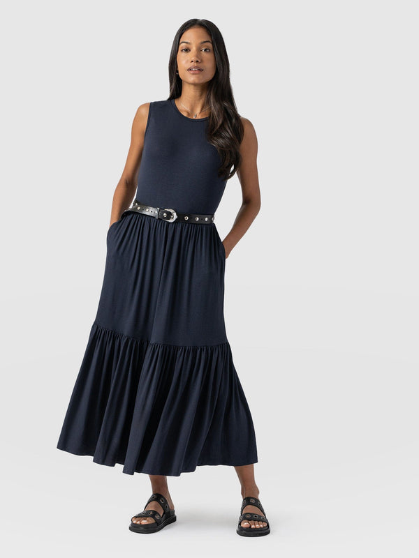 Greenwich Dress Navy - Women's Dresses | Saint + Sofia® EU