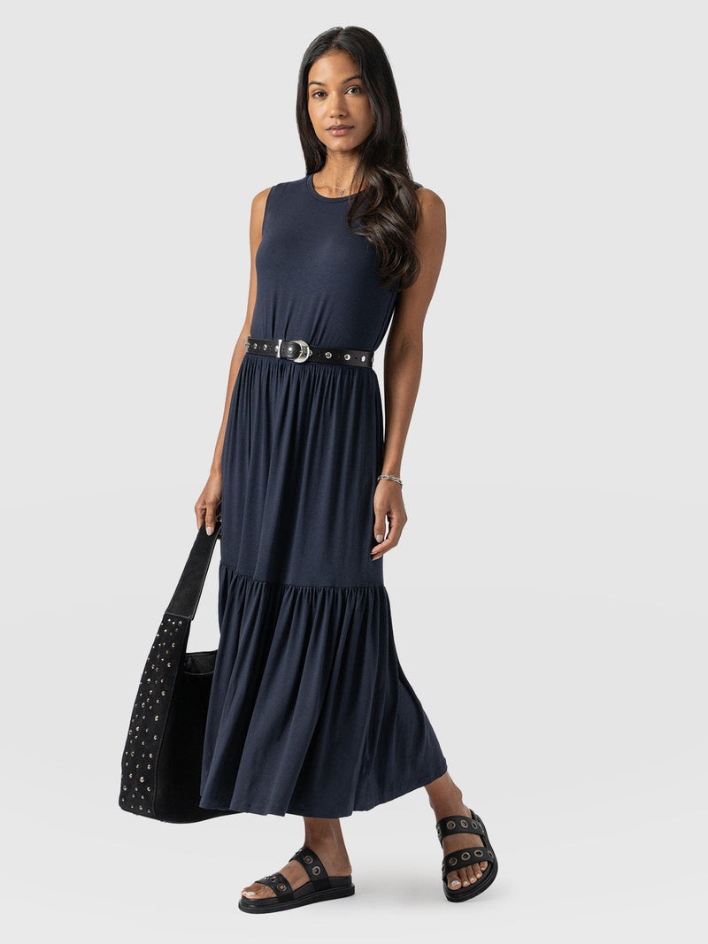 Greenwich Dress Navy - Women's Dresses | Saint + Sofia® EU