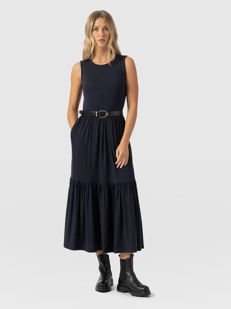 Greenwich Dress Navy - Women's Dresses | Saint + Sofia® EU