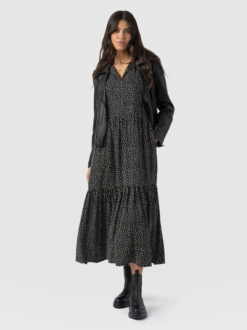 Greenwich Dress Spot Print - Women's Dresses | Saint + Sofia® EU