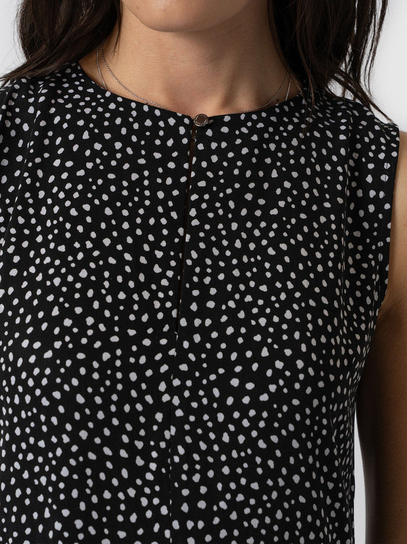 Greenwich Dress Spot Print - Women's Dresses | Saint + Sofia® EU