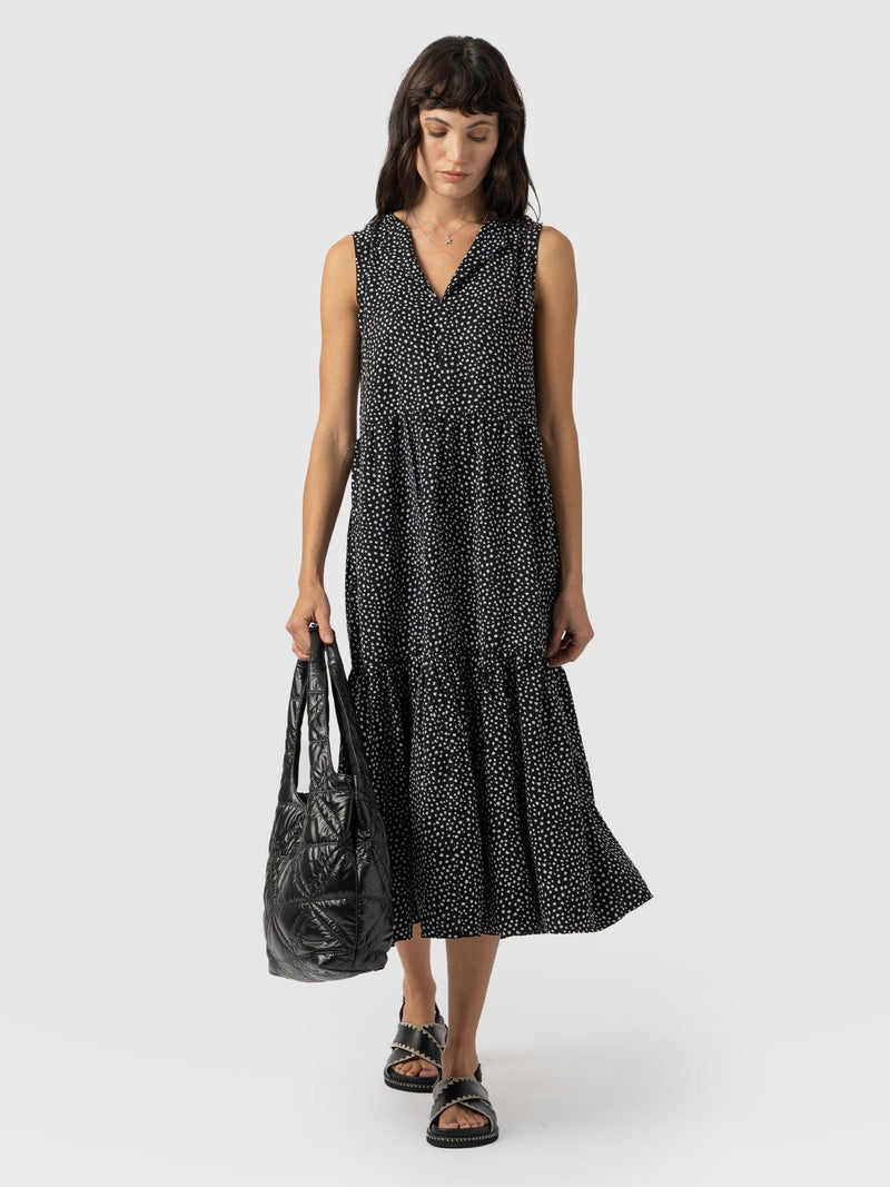 Greenwich Dress Spot Print - Women's Dresses | Saint + Sofia® EU