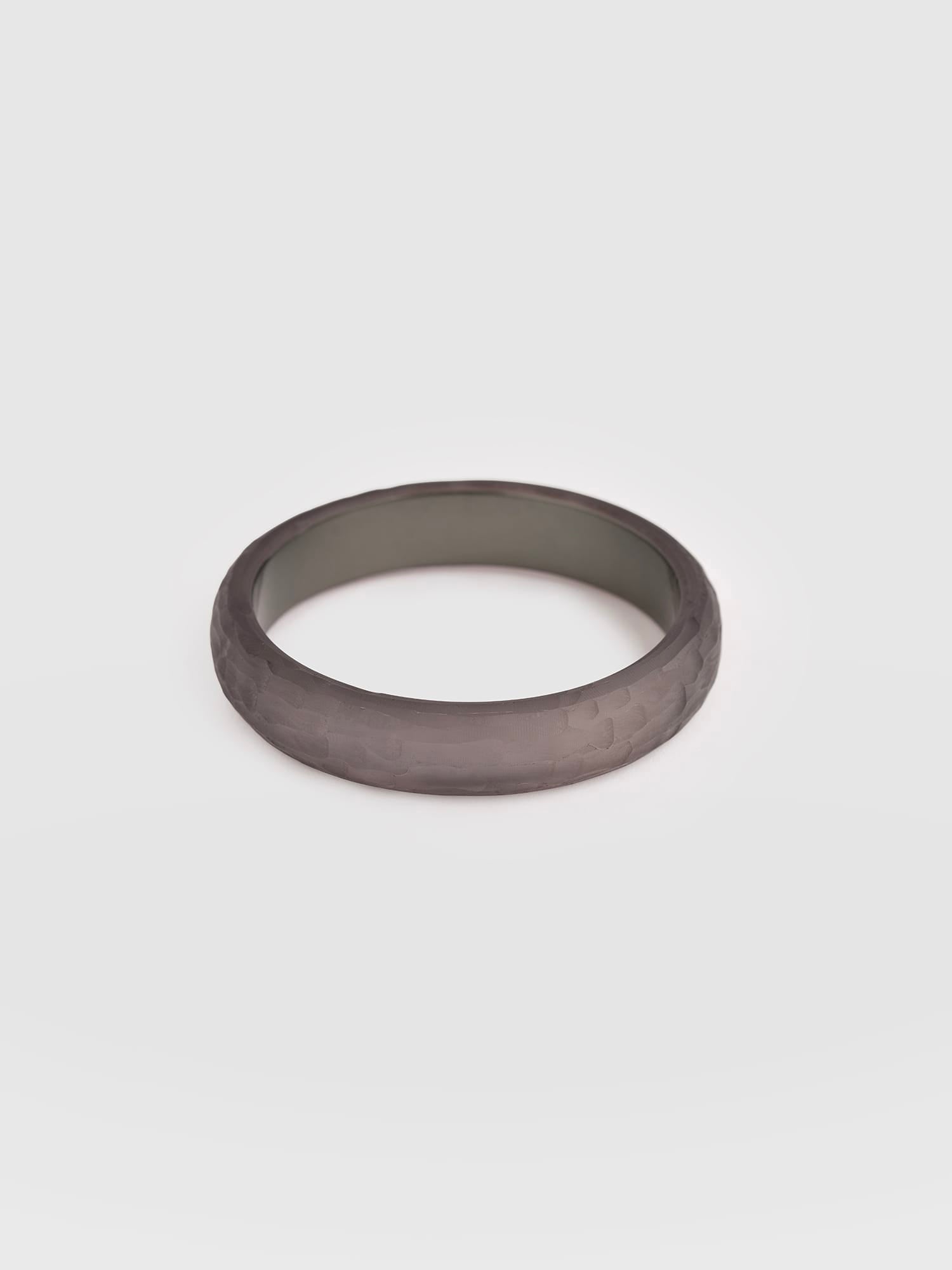 Hammered Bangle - Grey - Women's Jewellers | Saint and Sofia® EU