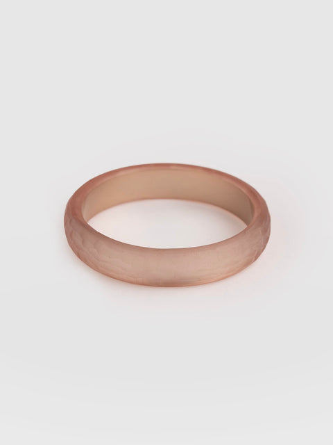 Hammered Bangle - Pink Champagne - Women's Jewellers | Saint and Sofia® EU