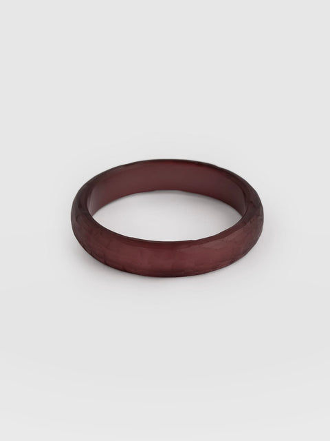 Hammered Bangle - Wine Red - Women's Jewellers | Saint and Sofia® EU