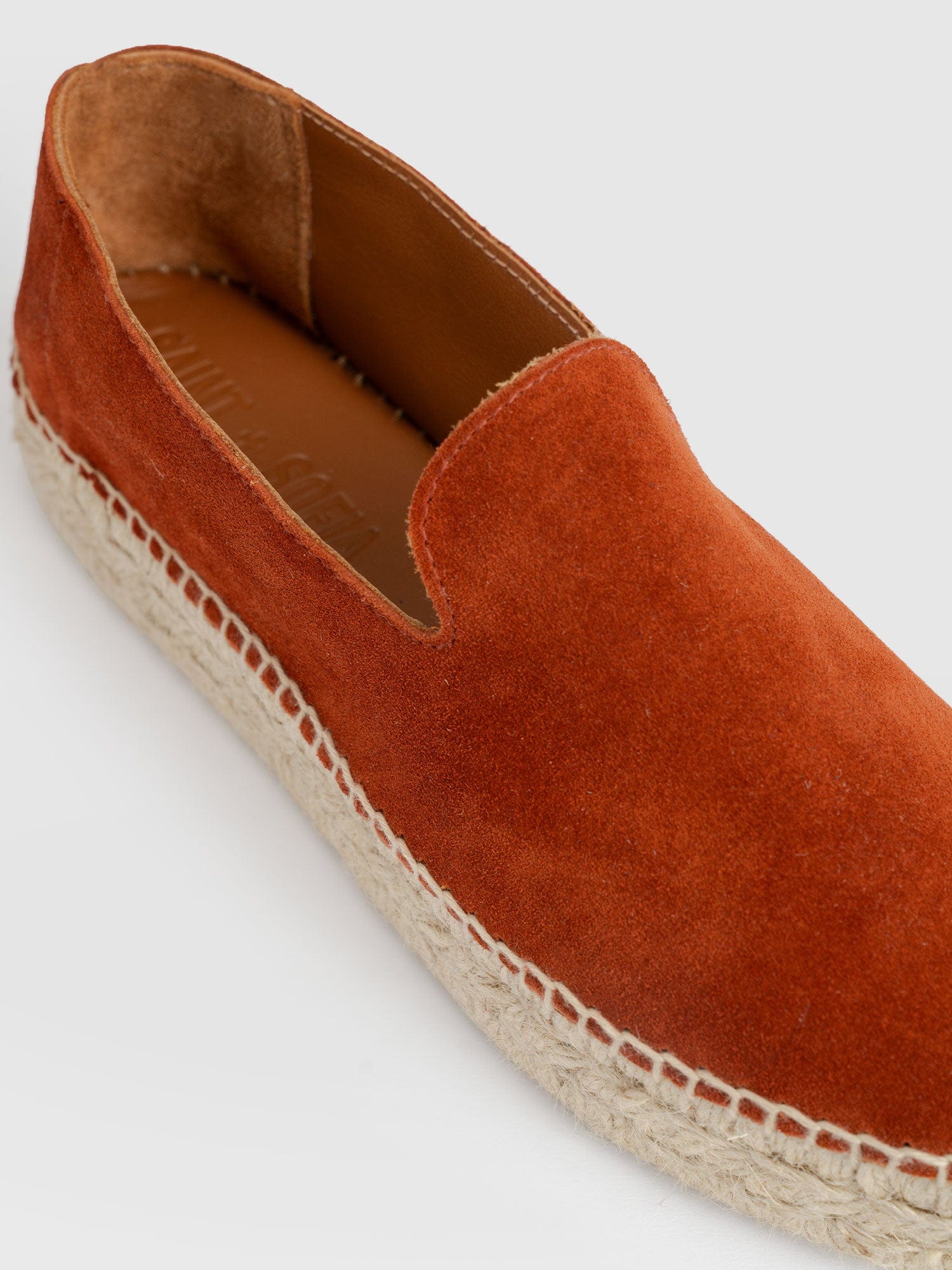 Hampton Espadrilles - Burnt Orange Suede - Women's Shoes | Saint + Sofia® EU