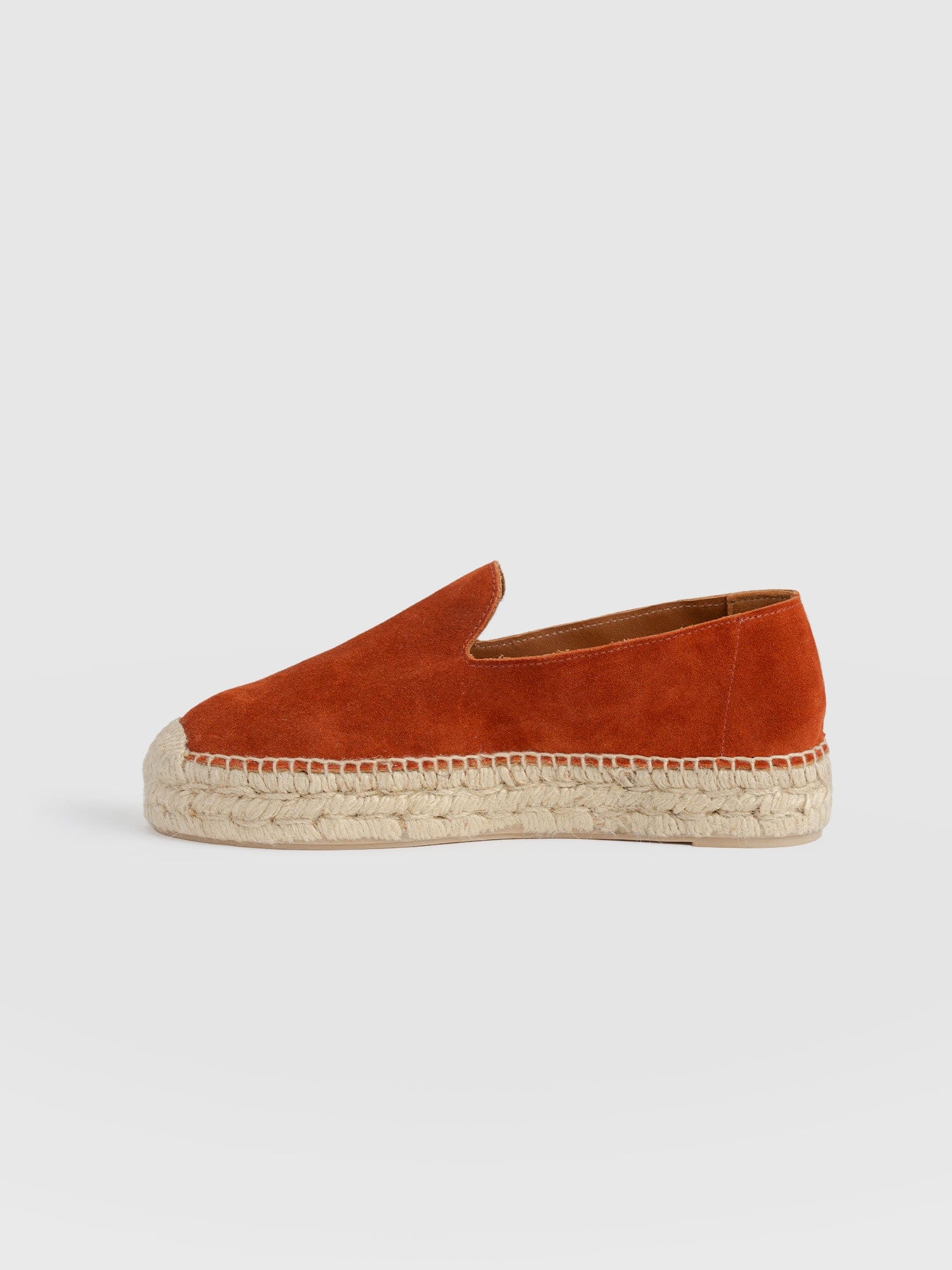Hampton Espadrilles - Burnt Orange Suede - Women's Shoes | Saint + Sofia® EU