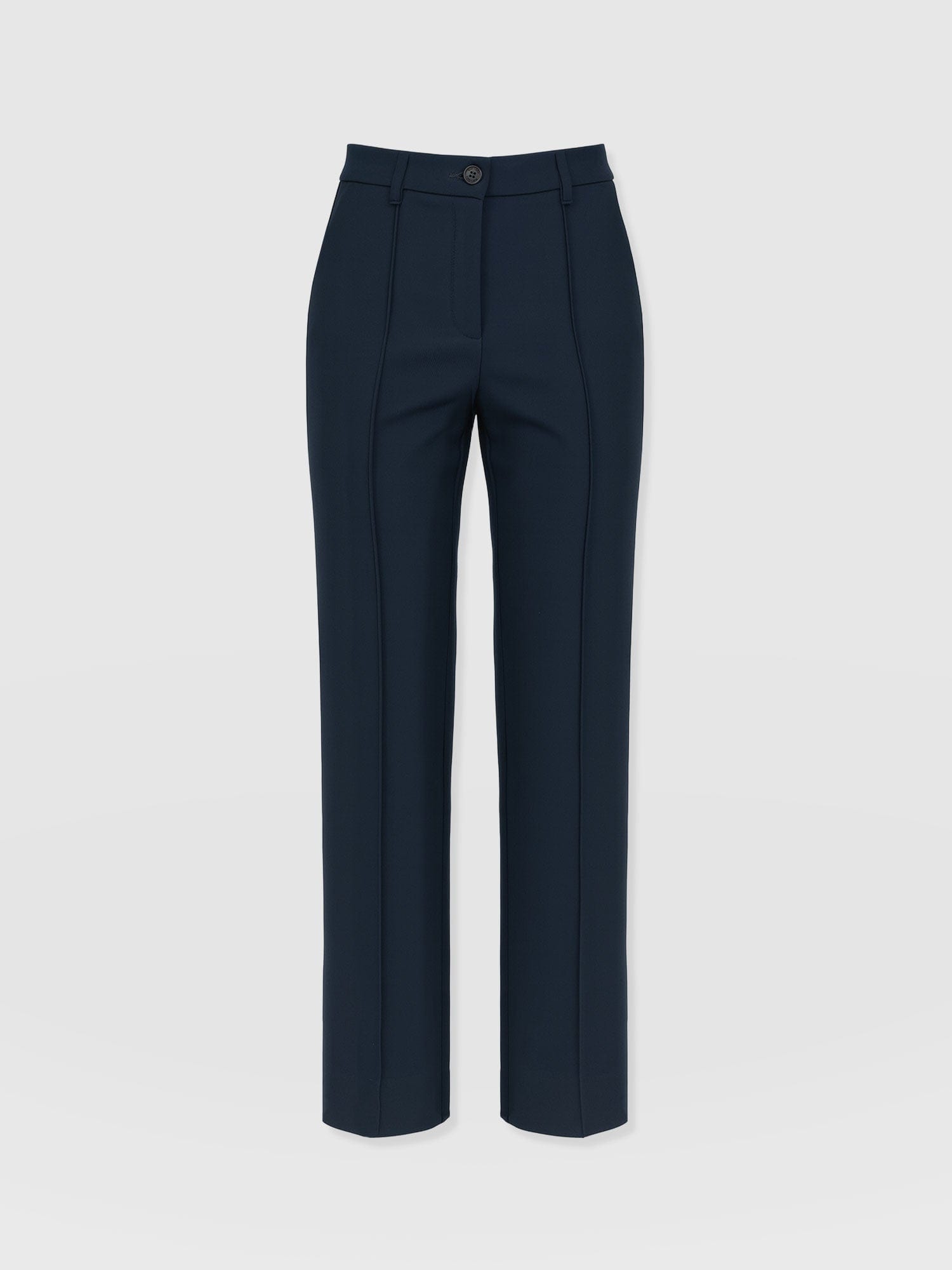 Harlow Straight Leg Pant - Navy - Women's Trousers | Saint + Sofia® EU