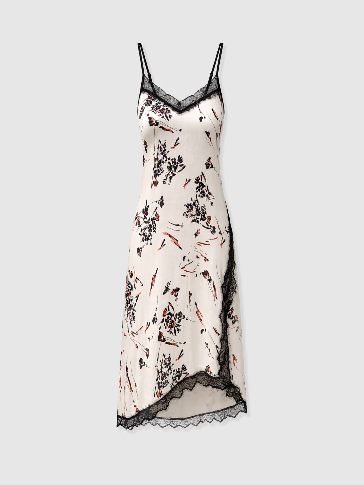 Harper Lace Cami Dress - White Mist Floral - Women's Dresses | Saint + Sofia® EU