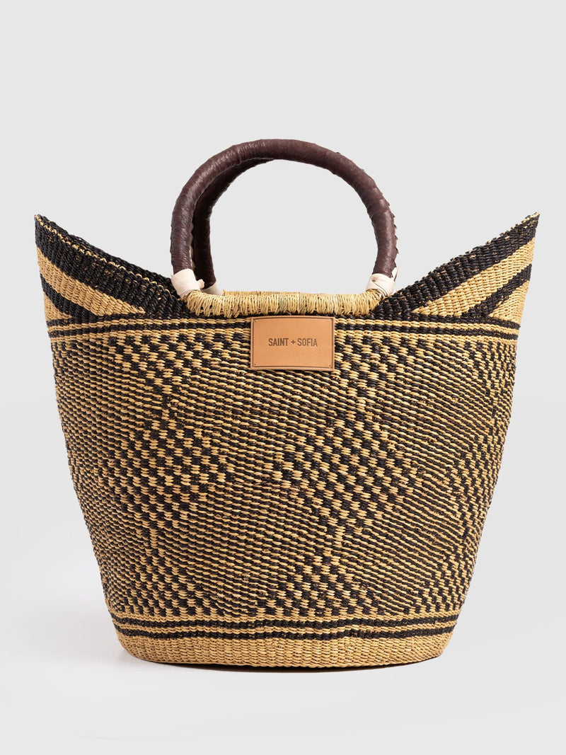 Heidi Large Basket Bag - Navy - Women's Handbags | Saint + Sofia® EU
