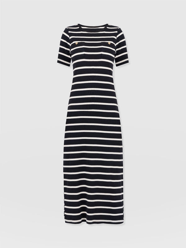 Helena T-Shirt Dress Stripe - Women's Dresses | Saint + Sofia® EU