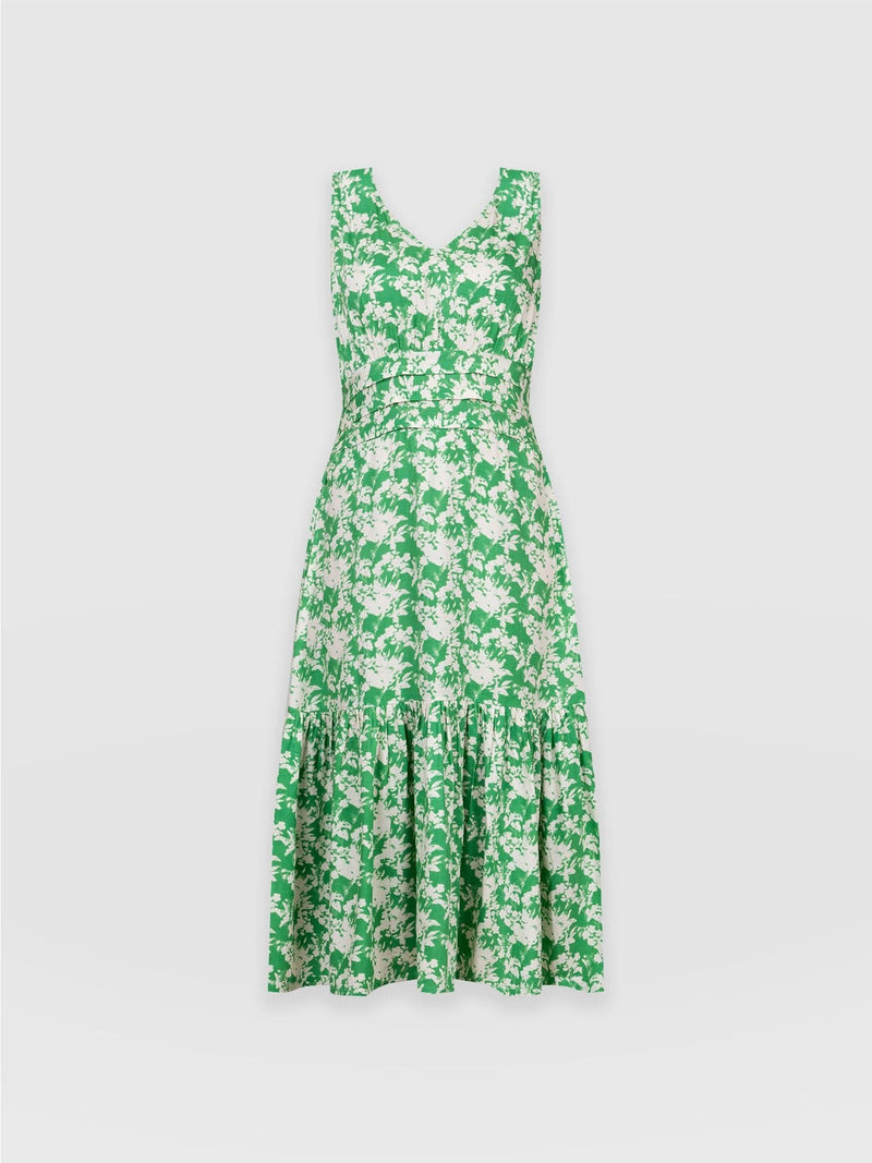 Heron Dress Pixel Floral - Women's Dresses | Saint + Sofia® EU