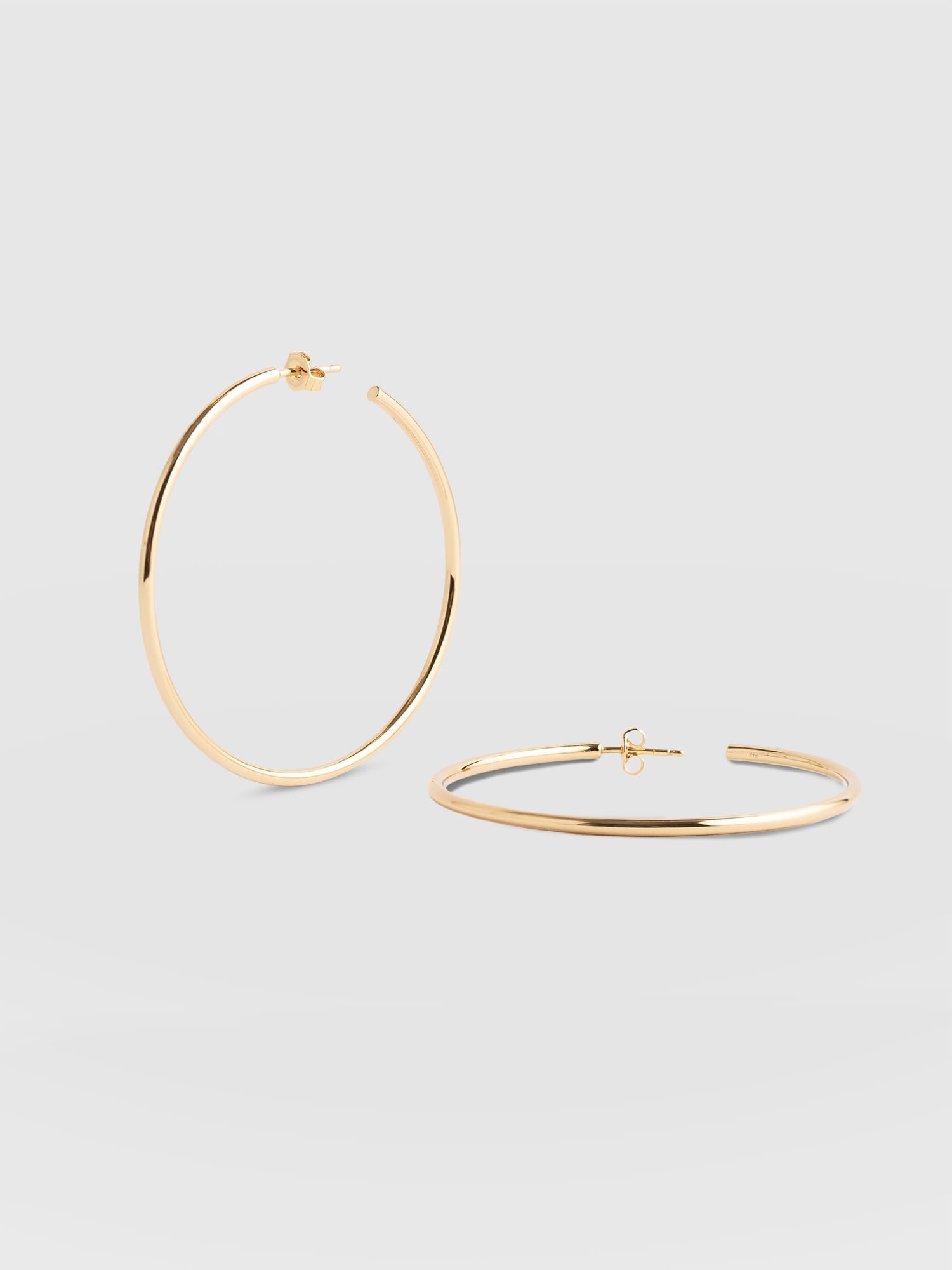Hoop Large Earrings - Gold - Women's Jewellers | Saint and Sofia® EU