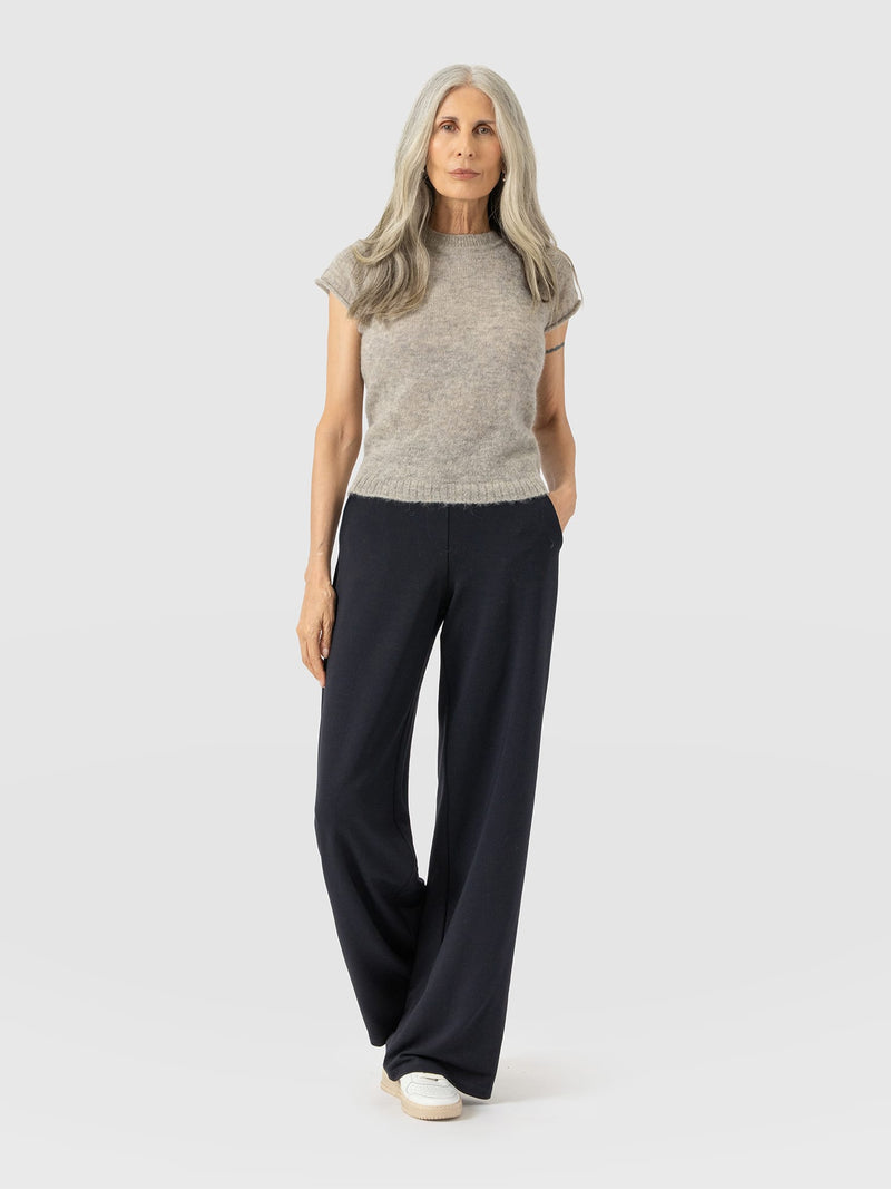 Hoxton Straight Leg Pant - Navy - Women's Trousers | Saint and Sofia® EU