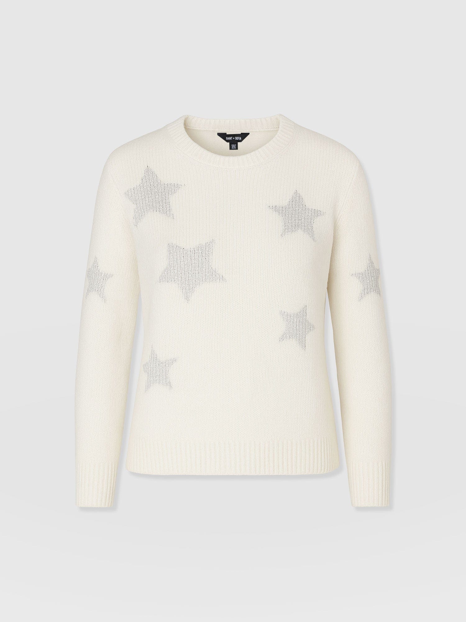 Indy Star Jumper - Cream - Women's Jumpers | Saint + Sofia® EU