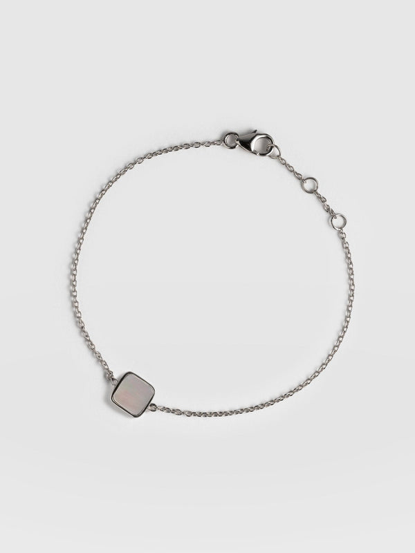 Iridescence Square Bracelet Silver - Women's Jewellery |  Saint + Sofia® EU