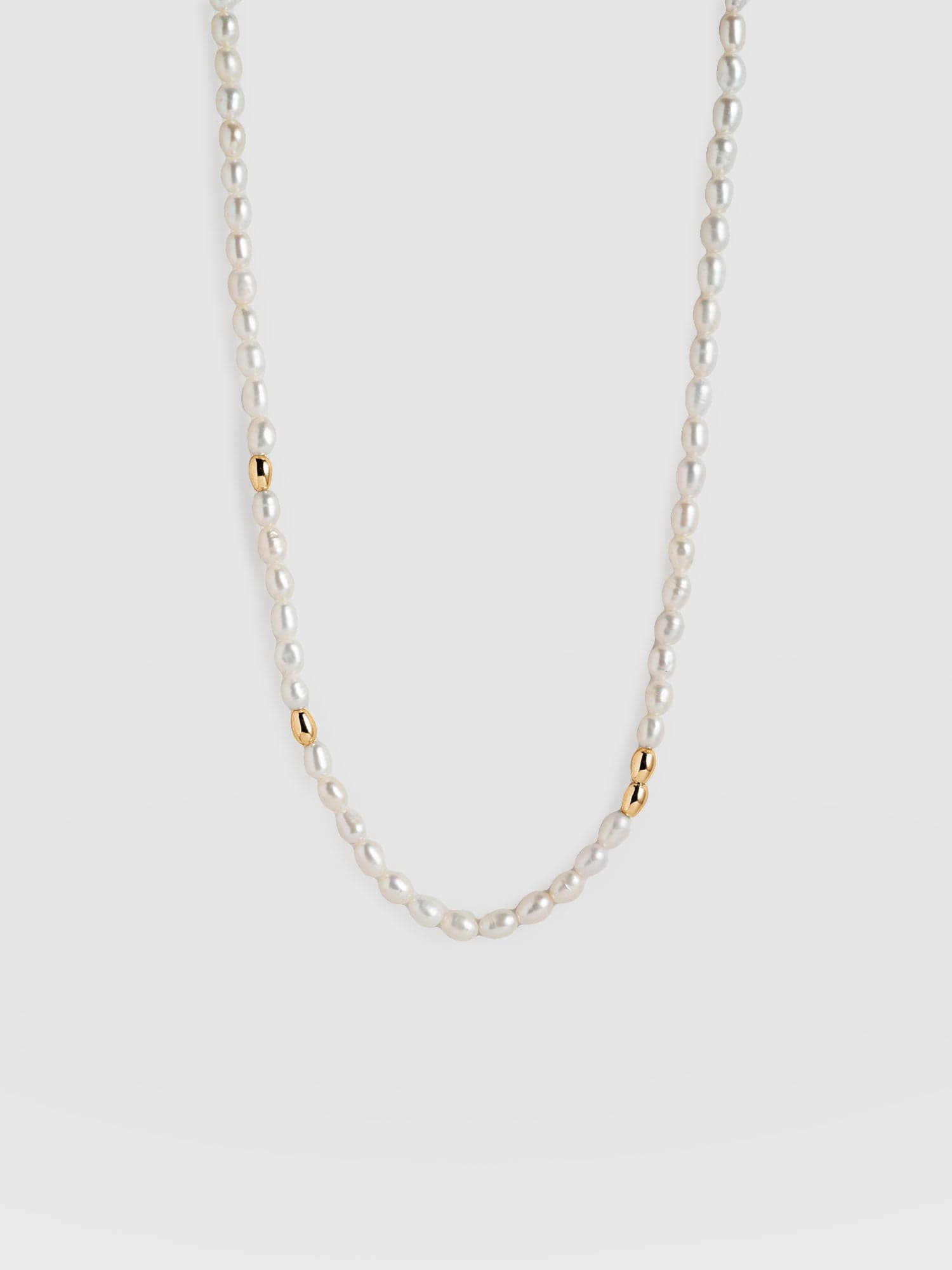 Jacqueline Pearl Necklace Gold - Women's Jewellery |  Saint + Sofia® EU