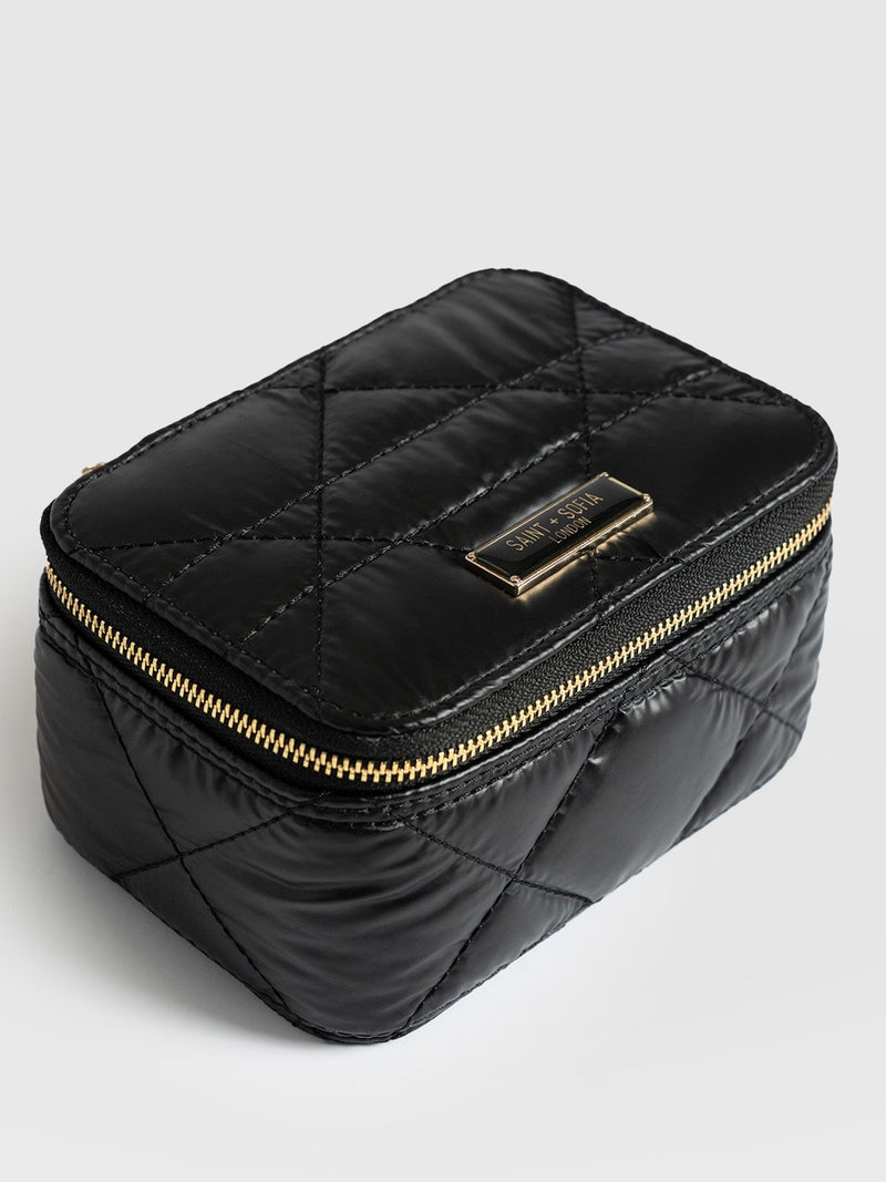 Jewellery Case Black - Women's Travel Accessories | Saint + Sofia® EU