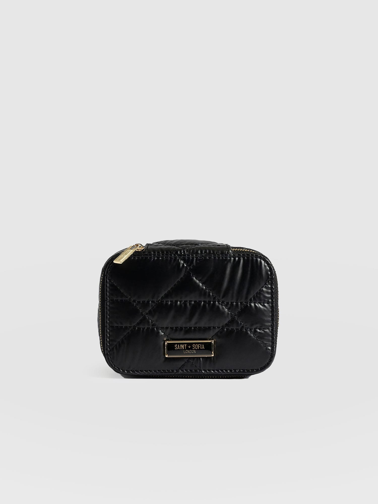Jewellery Case Black - Women's Travel Accessories | Saint + Sofia® EU