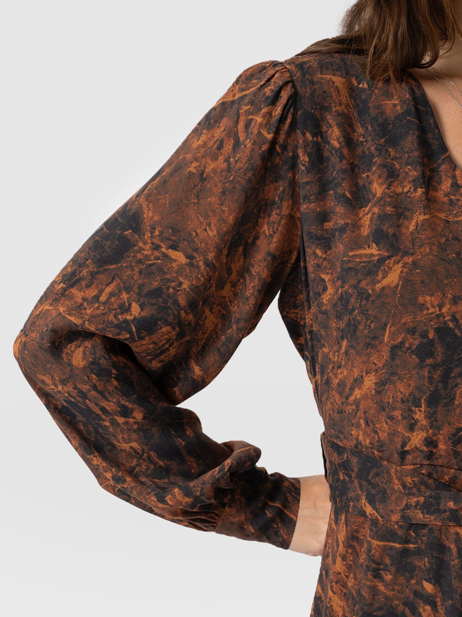 Joselyn Mini Dress - Brown Marble - Women's Dresses | Saint + Sofia® EU