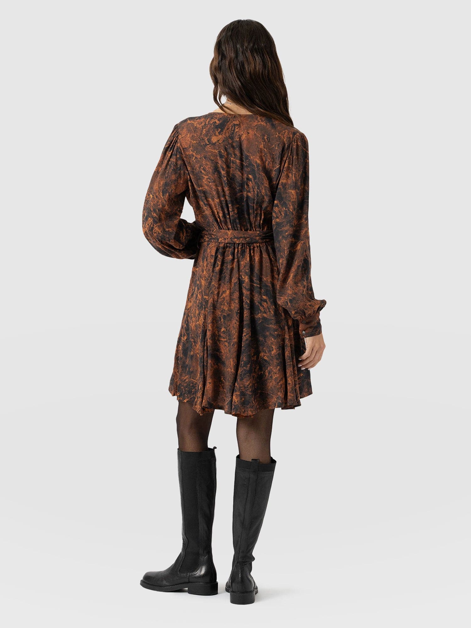 Joselyn Mini Dress - Brown Marble - Women's Dresses | Saint + Sofia® EU
