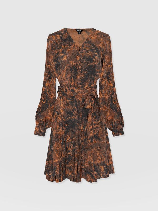 Joselyn Mini Dress - Brown Marble - Women's Dresses | Saint + Sofia® EU