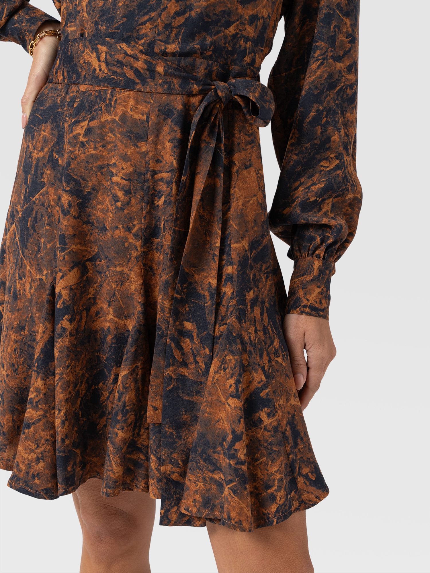 Joselyn Mini Dress - Brown Marble - Women's Dresses | Saint + Sofia® EU
