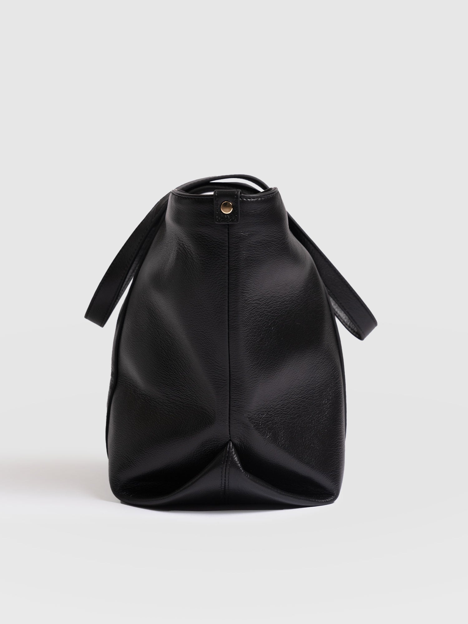 Kara Shopper Bag - Black Leather - Women's Handbags | Saint + Sofia® EU