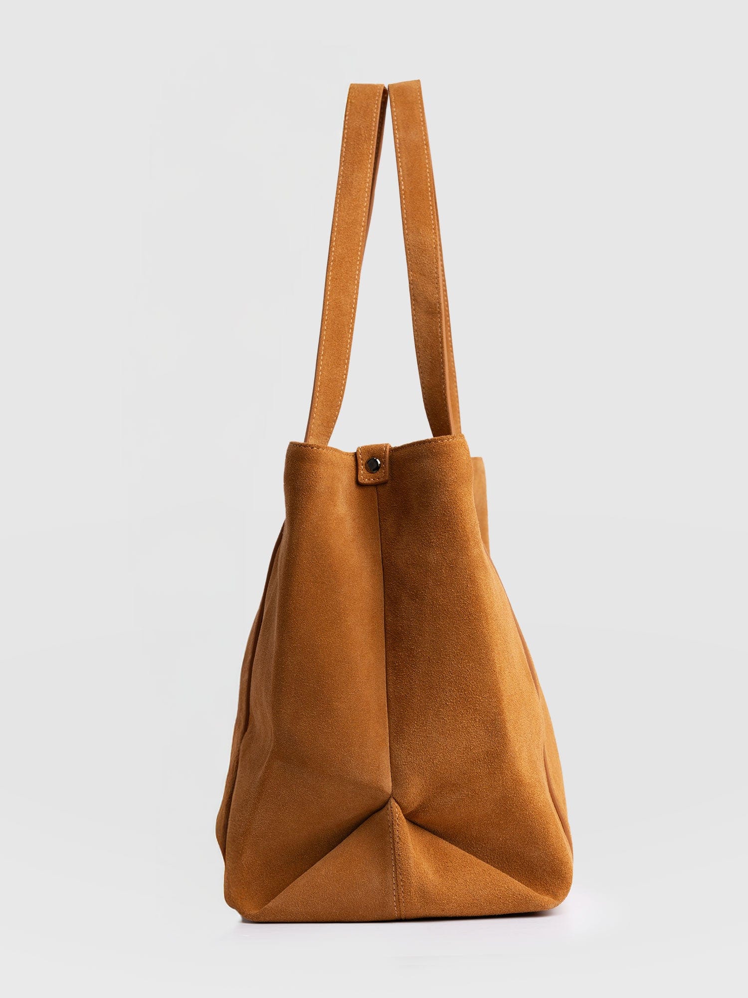 Kara Shopper Bag Tan Suede - Women's Bags | Saint + Sofia® EU