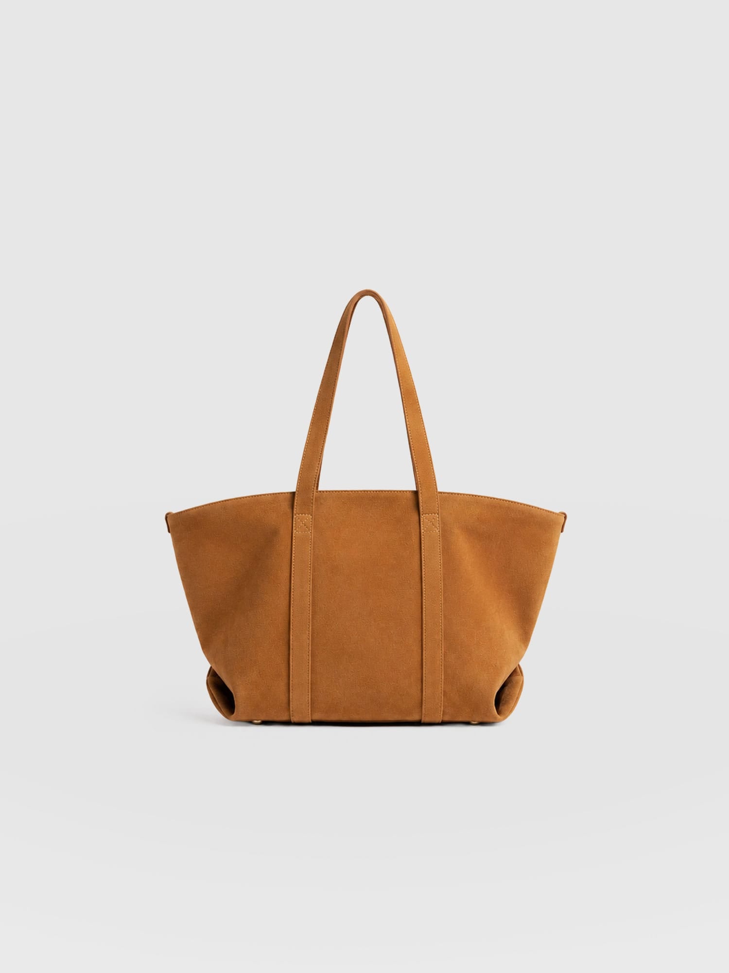 Kara Shopper Bag Tan Suede - Women's Bags | Saint + Sofia® EU