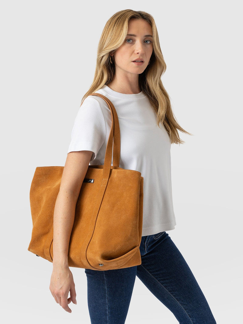 Kara Shopper Bag Tan - Women's Bags | Saint + Sofia® EU