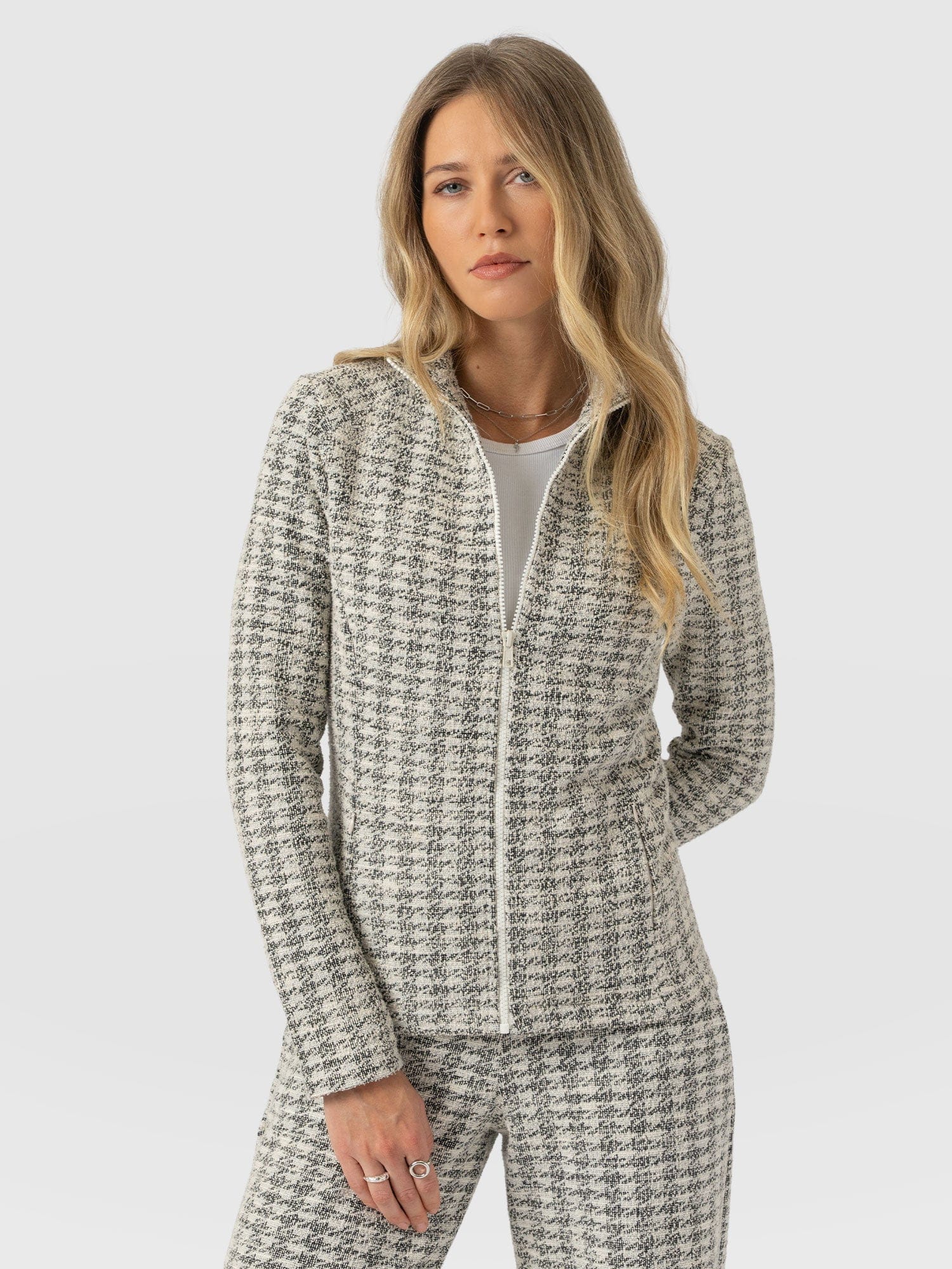 Keller Jacket - Cream Boucle - Women's Jackets | Saint + Sofia® EU