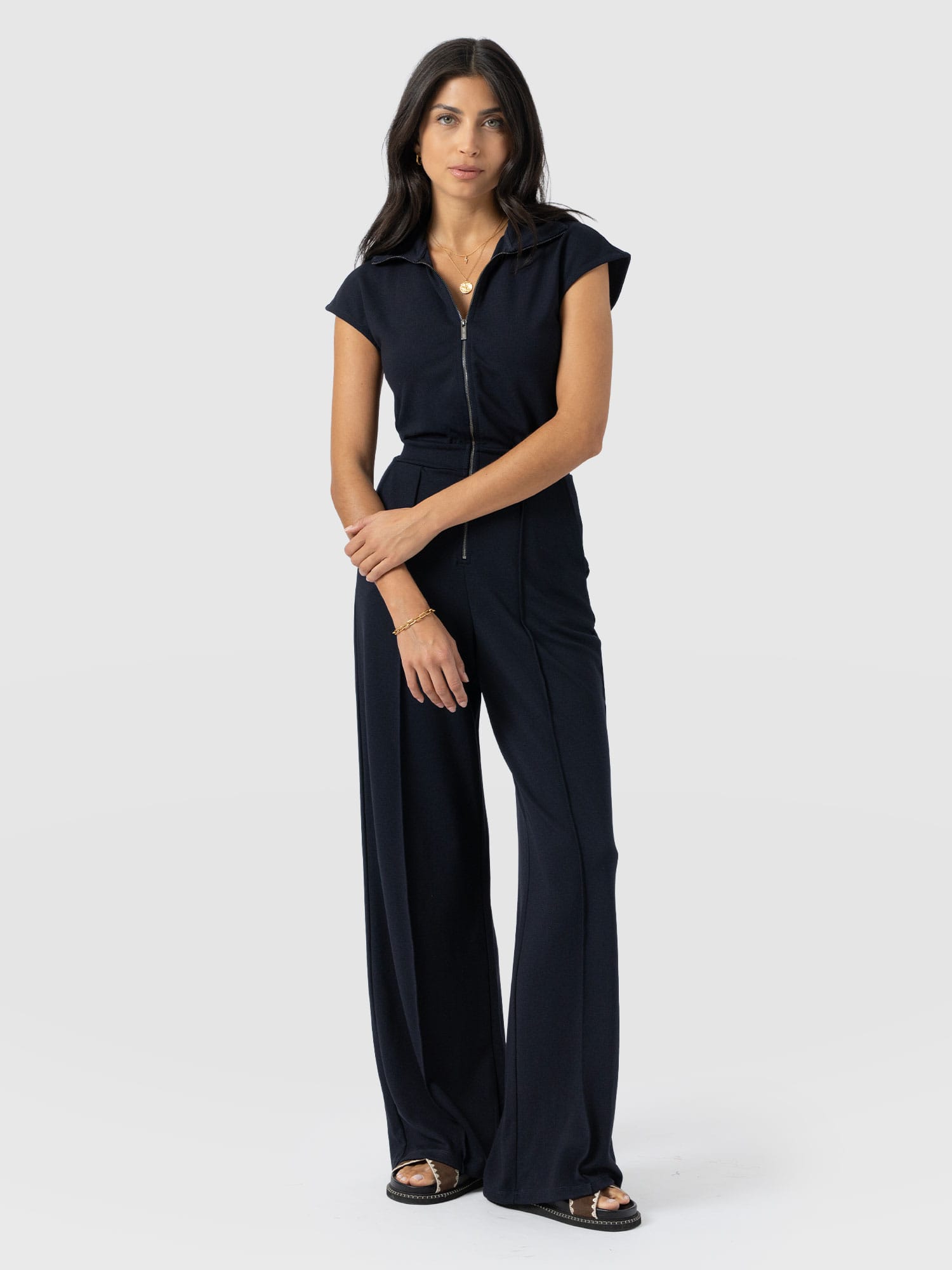 Keller Jumpsuit - Navy - Women's Jumpsuits | Saint + Sofia® EU
