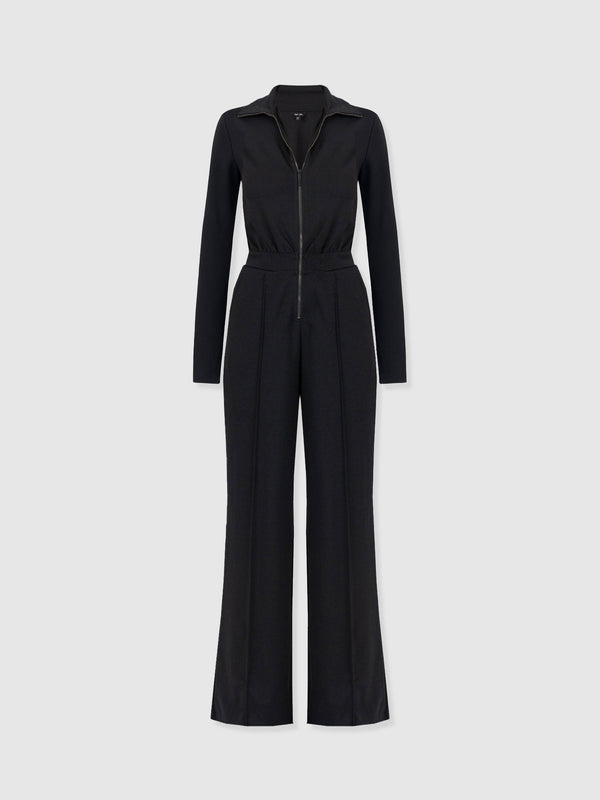 Keller Long Sleeve Jumpsuit - Black - Women's Jumpsuits | Saint + Sofia® EU