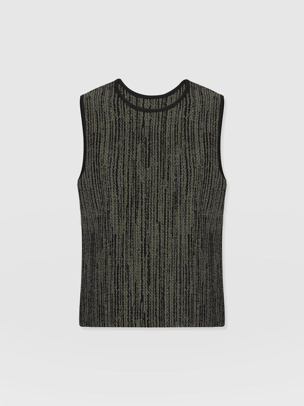 Keller Vest Green Pixel - Women's Vests | Saint + Sofia® EU