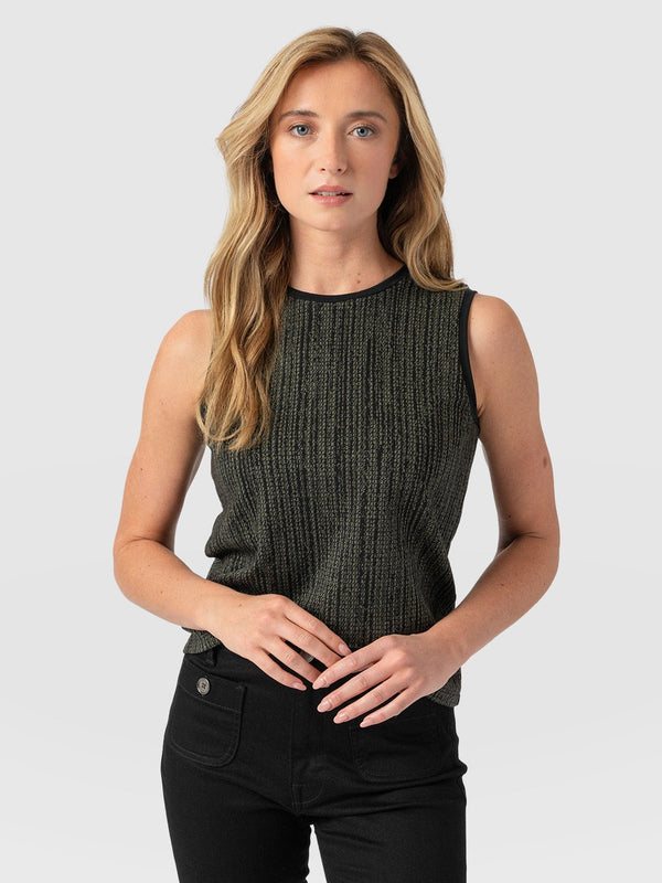 Keller Vest Green Pixel - Women's Vests | Saint + Sofia® EU