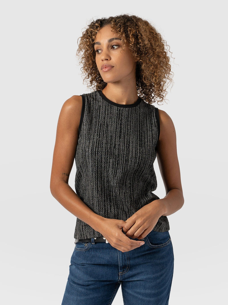 Keller Vest Grey/Black - Women's Vests | Saint + Sofia® EU