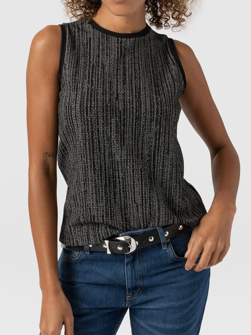 Keller Vest Grey/Black - Women's Vests | Saint + Sofia® EU