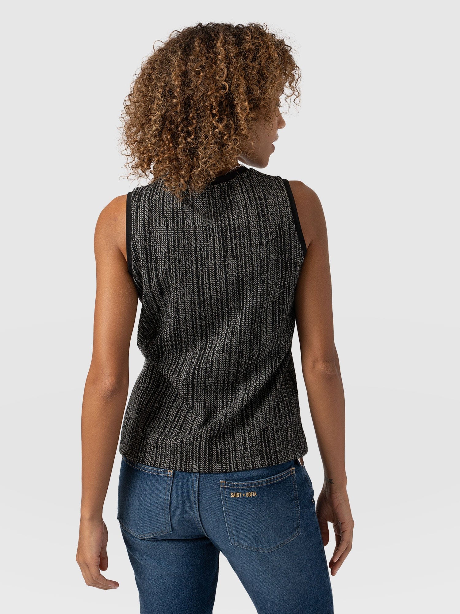 Keller Vest Grey/Black - Women's Vests | Saint + Sofia® EU