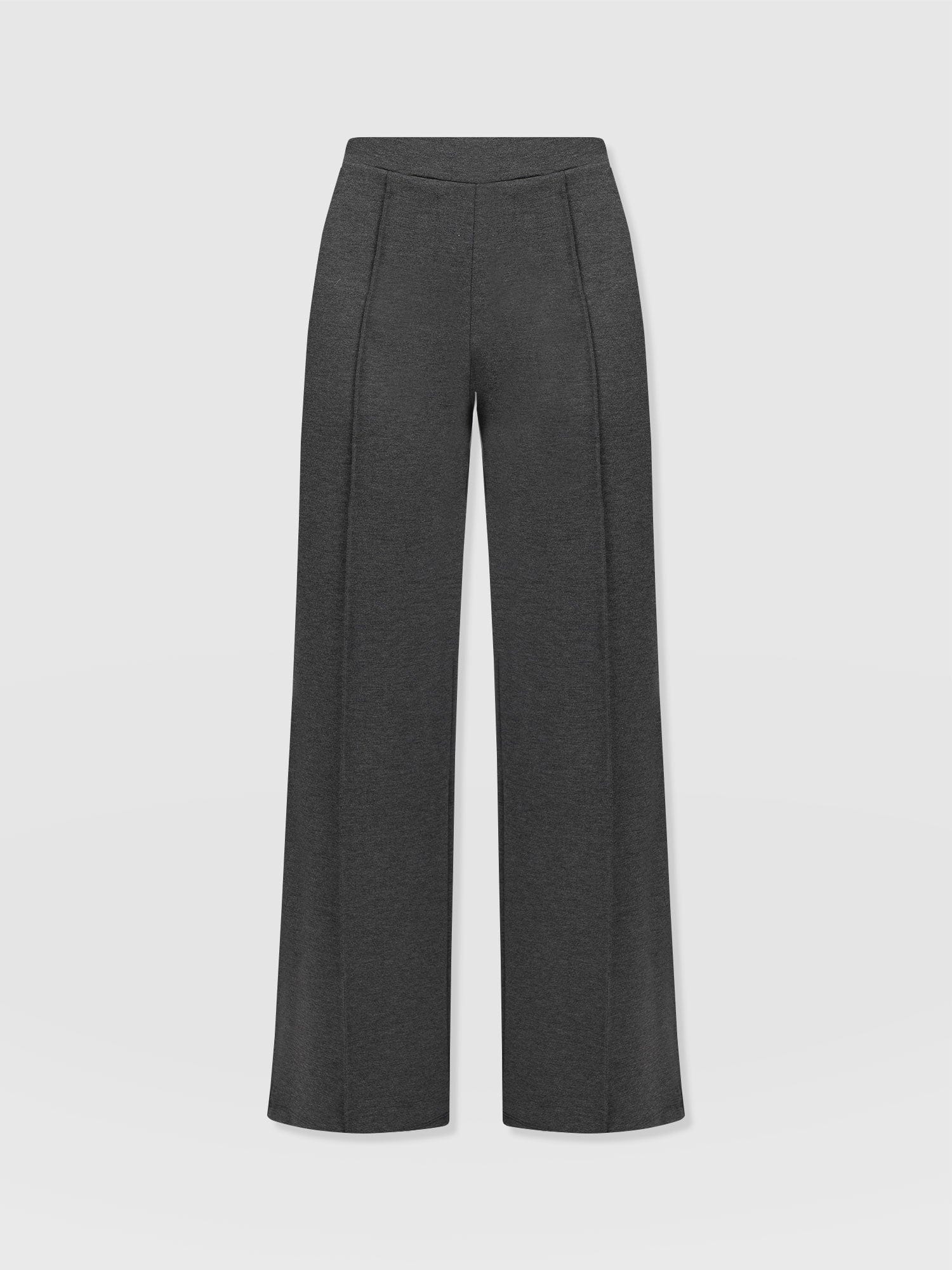 Keller Wide Leg Pant Charcoal - Women's Trousers | Saint + Sofia® EU