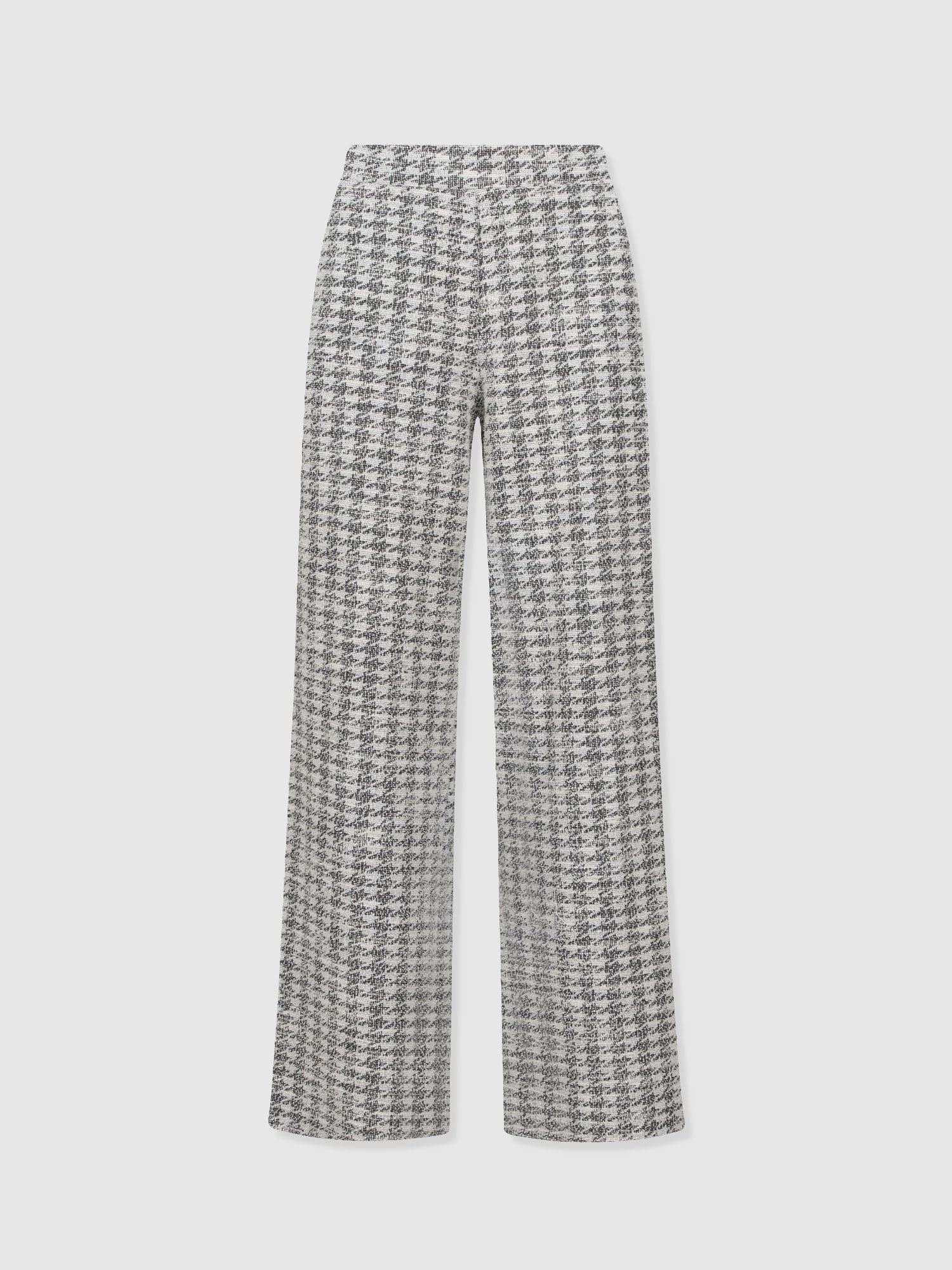 Keller Wide Leg Pant - Cream Boucle - Women's Trousers | Saint and Sofia® EU