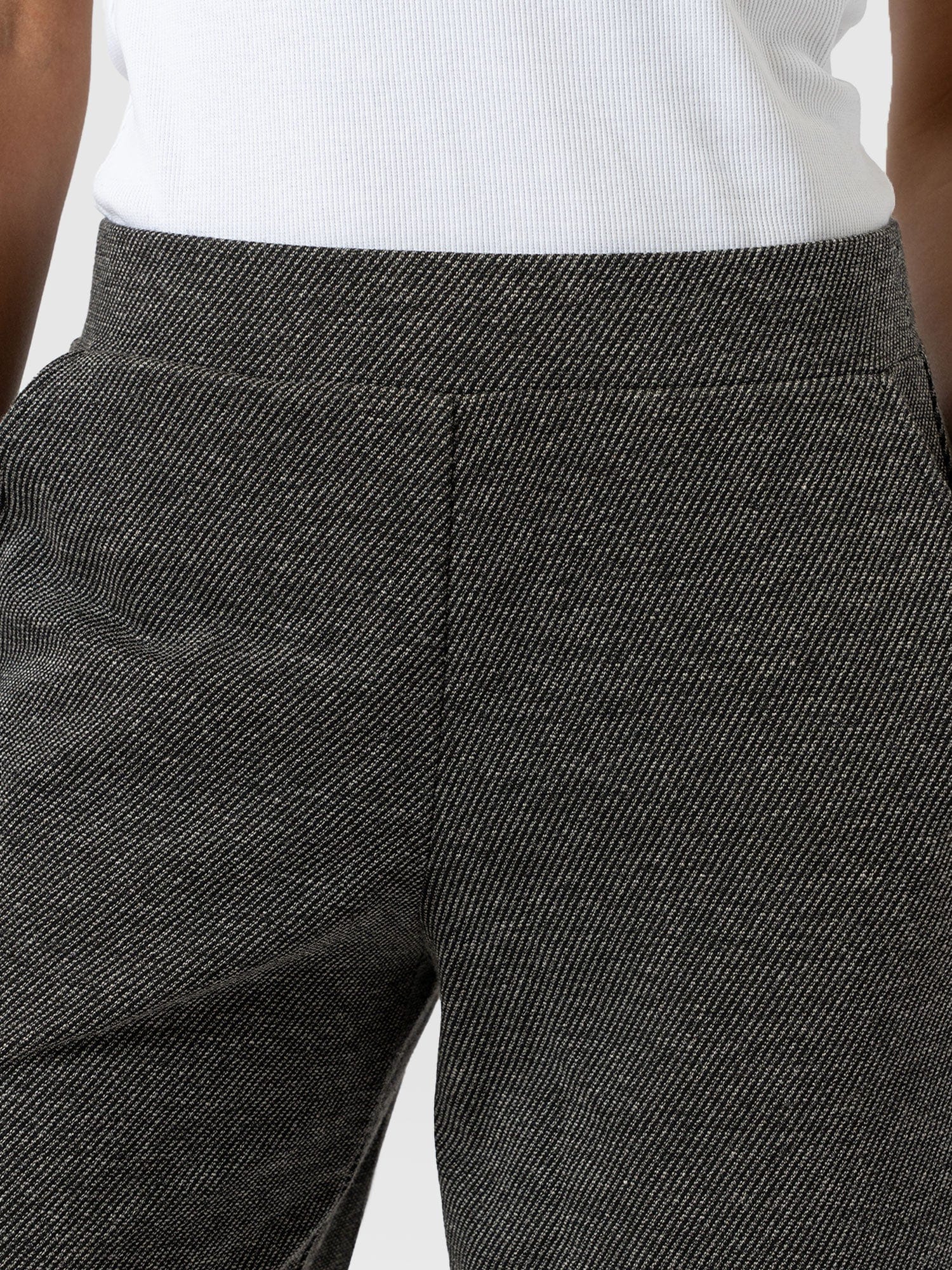 Keller Wide Leg Pant - Grey Twill - Women's Trousers | Saint + Sofia® EU