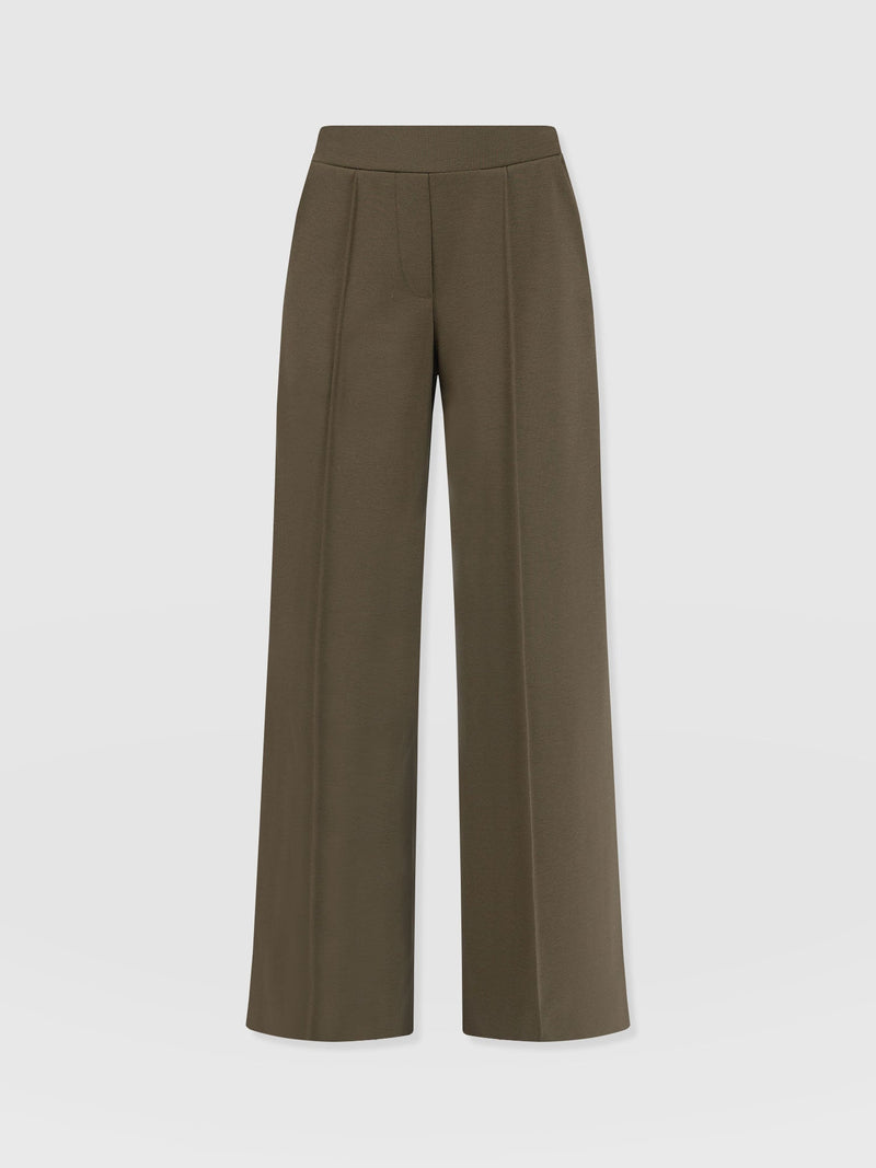 Keller Wide Leg Pant Khaki - Women's Trousers | Saint + Sofia® EU